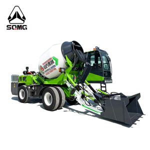 Camion malaxeur <span class=keywords><strong>à</strong></span> béton diesel autochargeur SQMG 3,5 m³ 270 °   Bétonnière <span class=keywords><strong>à</strong></span> rotation bidirectionnelle pour la construction - Product Image 1