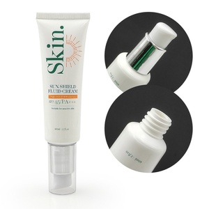 Tube en plastique vide personnalisé avec logo imprimé pour soins de la peau, crème solaire, pompe à pression avec capuchon transparent – Vente en gros - Product Image 2