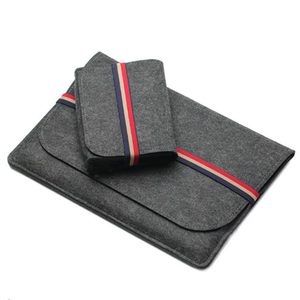 Bolsa para Portátil de Fieltro de Poliéster, Plegable, Duradera y Portátil, para Uso Diario en la Oficina, Venta Directa de Fábrica al por Mayor - Product Image 1