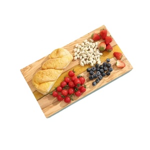 <span class=keywords><strong>Planche</strong></span> à <span class=keywords><strong>d</strong></span>écouper rectangulaire <span class=keywords><strong>en</strong></span> <span class=keywords><strong>bois</strong></span> <span class=keywords><strong>d</strong></span>'<span class=keywords><strong>olivier</strong></span> avec incrustation époxy, pour fruits et <span class=keywords><strong>pain</strong></span> - Product Image 1