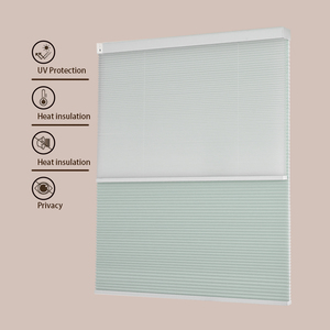 Persianas Celulares Eléctricas Integradas al por Mayor, Cortina con Doble Motor, Batería de Litio Integrada, Persiana Opaca de Panal de Abeja - Product Image 3