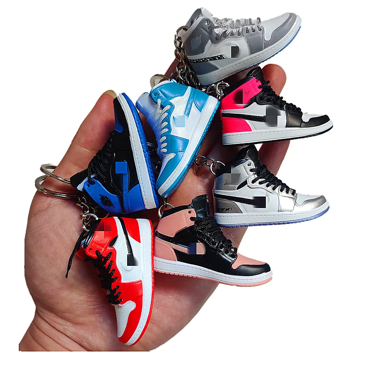 Manufacturers wholesale Air Jordan 1 Yeezy Dunk Shoes 3D mini Shoes Sneaker Key Chain Air Jordan