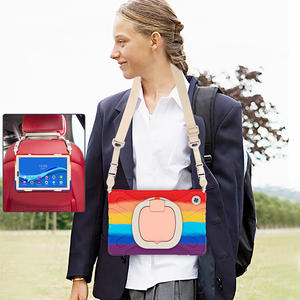 Para Lenovo <span class=keywords><strong>Tab</strong></span> M10 HD Plus 2nd 10,3 pulgadas 2020 <span class=keywords><strong>X606F</strong></span> funda de silicona a prueba de golpes con correa para el hombro - Product Image 6