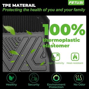 Tapis de sol de voiture antidérapant de luxe sur mesure, 5 pièces, universel, imperméable, en cuir TPE, directement de l'usine - Product Image 5