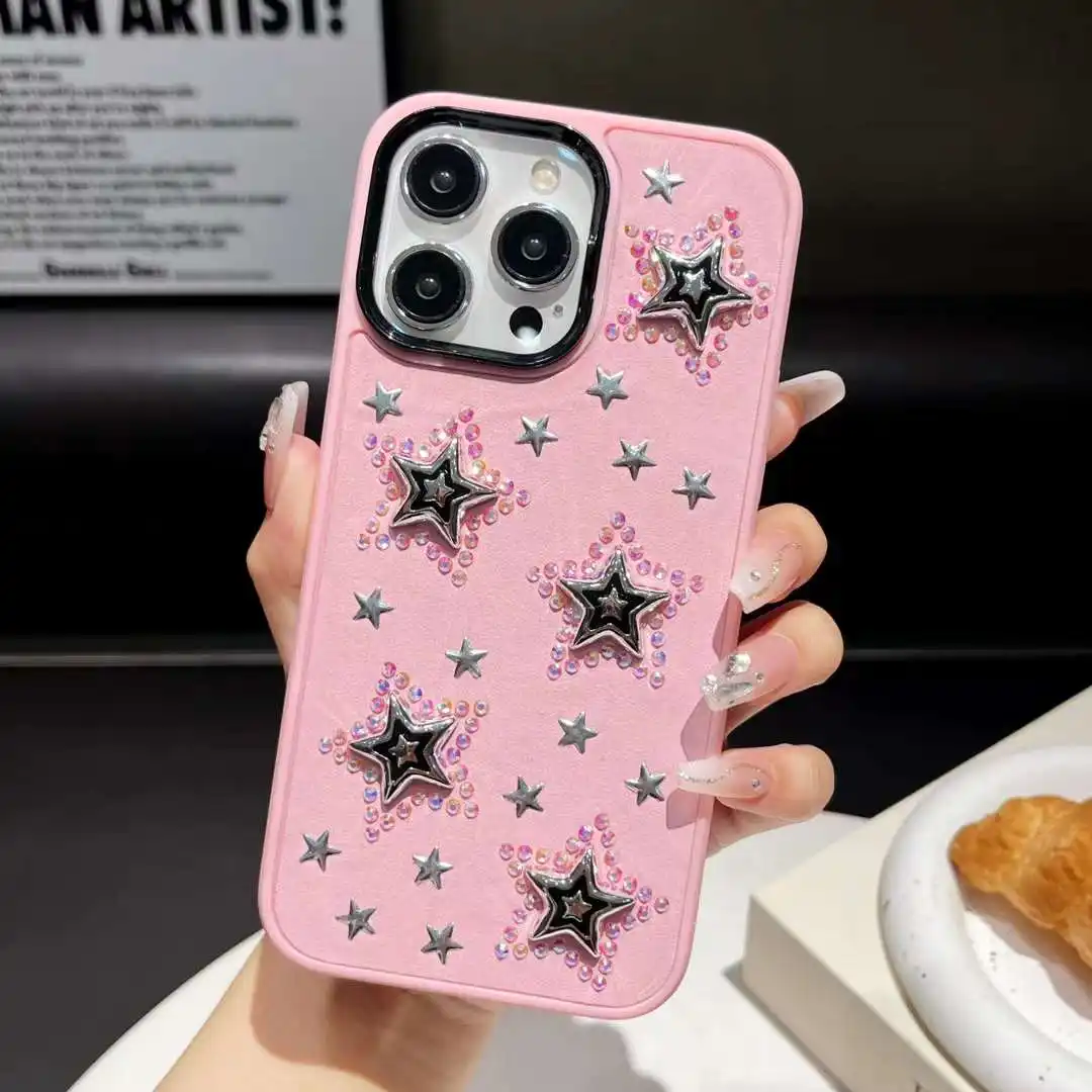 Cool star case for iPhone 15 14 13 12 shockproof protective mobile back cover made in China wholesale