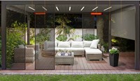 Pergola motorisée extérieure en aluminium avec stores coulissants, ouverture à persiennes, protection solaire, pour jardin de villa de luxe personnalisée