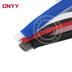 Cberalih PET Braided Sleeving Wrap Cable Management Sleeve Cord Organizer untuk Wrap Protect Cable