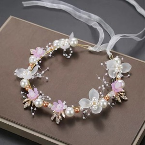 Multicolored Personalized Prom Headband Flower Wreath Clip <strong>Customizable</strong> <strong>Crowns</strong> &amp; Tiaras Hair Accessory - Product Image 6