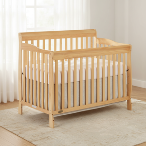 <span class=keywords><strong>Cuna</strong></span> convertible de madera maciza, <span class=keywords><strong>cama</strong></span> de bebé junto <span class=keywords><strong>a</strong></span> <span class=keywords><strong>la</strong></span> <span class=keywords><strong>cama</strong></span>, 4 en 1, barandilla de seguridad para niños pequeños, estabilizador, parachoques multifuncional, diseño moderno - Product Image 2