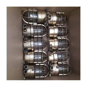 Lámpara de techo antigua de latón para pasillos de barcos de carga, hecha a mano en el astillero de Bangladesh, decoración náutica marina. - Product Image 6