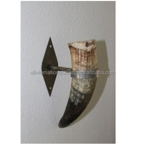 SIGH-portavelas portátil de cuerda de cáñamo, candelabro de cuerno forjado artesanal, en venta - Product Image 2