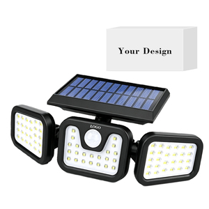 Lampe Murale Solaire Électrique en Gros à 3 Modes, Large Angle, pour Extérieur, 800 mAh, Détachable, pour Sécurité et Éclairage Public - Product Image 1