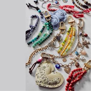 <span class=keywords><strong>2025</strong></span> mới dễ thương màu sắc pastel ba lớp đá quý Malachite Labradorite đá hạt sang trọng túi quyến rũ <span class=keywords><strong>Keychain</strong></span> - Product Image 4