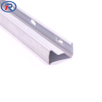 Poste de Acero Galvanizado con Perfil en Z de 210 cm, Ecológico y Fácil de Montar, para Cercas de Huertos y Ganado