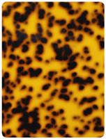 Feuille acrylique jaune acétique à motif léopard en écaille de tortue découpée au laser pour mur