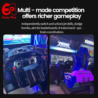 Machine d'arcade de tir sur avion à monnayeur en métal, modèle After Burner Climax, avec support en anglais