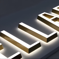 Enseigne lumineuse LED 3D personnalisée DakeSign, rétroéclairée, avec contrôle Bluetooth, étanche IP65, pour publicité commerciale en devanture de magasin