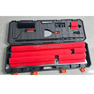Ensemble de raclettes en acier inoxydable rouge, outil manuel pour le ponçage des murs, lame de lissage, finition, <span class=keywords><strong>couteau</strong></span> <span class=keywords><strong>à</strong></span> racler - Product Image 3
