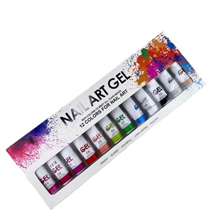 Vernis Gel Macaron 3D 12 Couleurs Effet Diamant Brisé pour Nail Art et Décoration de Ligne Cuticulaire - Product Image 1