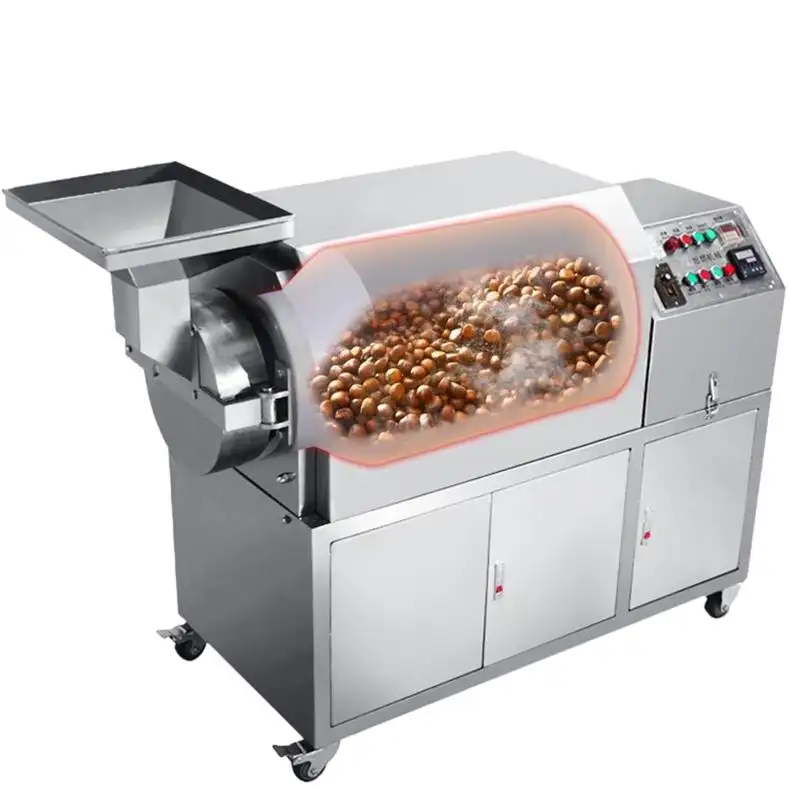 gas 50kg coffee roasting machines / coffee roaster full 304 stainless steel