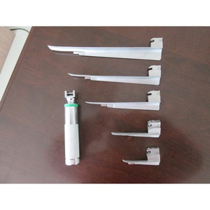 Lampu LED hewan peliharaan, <span class=keywords><strong>Laryngoscope</strong></span> ENT Vet kaku dokter hewan peliharaan dapat digunakan kembali lampu LED Set anestesi <span class=keywords><strong>Laryngoscope</strong></span> - Product Image 3