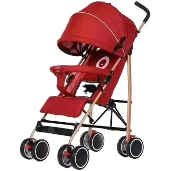 New Classic Style Foldable Baby Stroller with Sunshade Convenient Travel Pram/Carriage for Kids