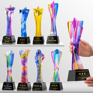Honor Of <span class=keywords><strong>Crystal</strong></span> New Clear <span class=keywords><strong>Crystal</strong></span> Award Trofeo Recuerdos Regalos Trofeo de cristal personalizado - Product Image 2