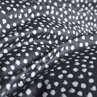 Parure de lit 3 pièces à motif abstrait naturel, motif petites feuilles, housse de couette durable pour chambre à coucher, hôtel, vente en gros
