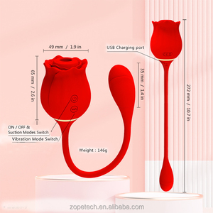 Hete Roos Liefde Ei Vibrator Zuigen 10 Frequentie Trillingen <span class=keywords><strong>Clit</strong></span> Stimulerend 2 In 1 Liefde Ei Vibrator Seksspeeltjes Voor Vrouwelijke Koppels - Product Image 5