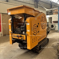 Concasseur à mâchoires mobile sur chenilles mini pour bauxite, concasseur stationnaire, moteur AC et engrenages, capacité 40t/h, pour exploitation minière en ciel ouvert