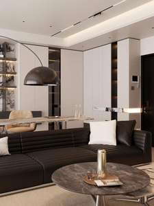 Mueble de Madera Decorativo de Lujo Personalizado de Fábrica, Mueble de Almacenamiento Abierto, Diseño Modular que Ahorra Espacio, Moderno y Minimalista para Interiores - Product Image 4