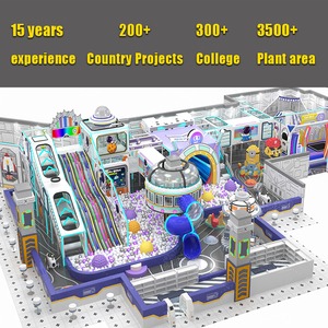 Ensemble de terrain de jeu intérieur commercial personnalisé pour enfants Naughty Indoor Castle Équipement de jeu Police Hospital School Role Play House - Product Image 6