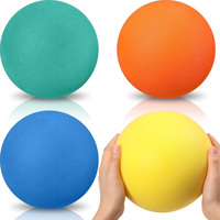 Ballons en mousse grand format, doux, non revêtus, silencieux, pour jeux de sport et de plein air
