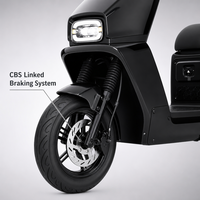 Moto tout-terrain électrique sans balais 60V 1200W, 14 pouces, vélo électrique tout-terrain, charge 200kg, frein CBS, pneu de marche arrière, vente en gros usine