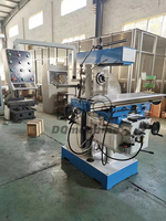 Industrielle UM1460 Fräsmaschine mit Getriebeübertragung, großem Arbeitstisch, Chargenbearbeitung, Metallbearbeitung, horizontaler ISO40/ISO50 Spindelkonus