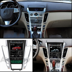Xe Android Tesla Màn hình thẳng đứng 2010 CTS 2.8 Sedan đa phương tiện Máy nghe nhạc đài phát thanh băng ghi âm cho Cadillac DSP đơn vị GPS navigation - Product Image 3
