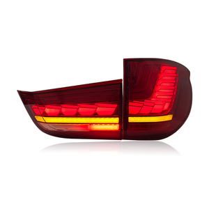 Nuevas Luces Traseras LED de Alta Calidad de 12V con Lente Transparente, Estilo Escama de Dragón, Plug and Play, para X5 F15 2014-2018, Modificación de Luces de Freno y Direccionales, 6000K - Product Image 1