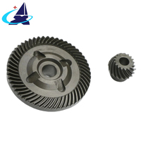 Ensemble d'engrenages coniques HYX à 4 trous pour meuleuse d'angle Bosch GWS20-180 GWS20-230, pièces de rechange pour outils électriques