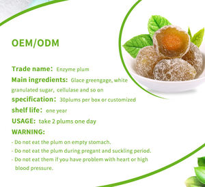 Hot Selling IN-Stock ODM Slimming Enzyme Plum <b>Dietary</b> Supplement Promote Digestive Function and Boost Body Immunity for Adult - Product Image 2
