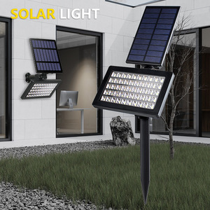 Luz de proyección solar para exteriores superbrillante de 50LED, luz de pared impermeable IP65 para caminos de jardín, pasarelas, proyección de 12 horas - Product Image 2