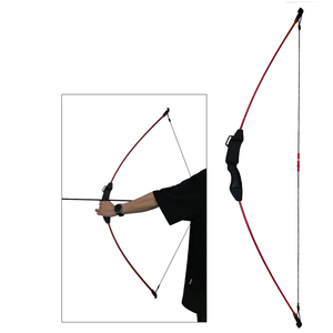 20 Lbs rouge pour enfants, <span class=keywords><strong>arc</strong></span> droit et <span class=keywords><strong>ventouse</strong></span>, ensemble de flèches, jouets d'entraînement au tir pour enfants <span class=keywords><strong>avec</strong></span> conceptions de sécurité - Product Image 5