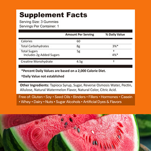 Private Labels <b>Creatine</b> Gummies Contains <b>Creatine</b> <b>Monohydrate</b> Helps Support Lean Muscle Development Buffered <b>Creatine</b> Gummies - Product Image 2