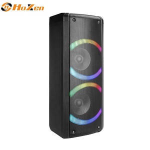 Nhà Máy khuyến mãi bán 6.5 inch xách tay nhựa RGB LED chiếu sáng loa có thể sạc lại với 3.7V và 1200mAh AUX thông tin liên lạc - Product Image 3