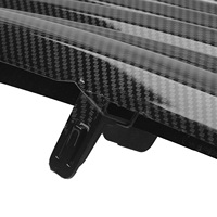 Grille de calandre en fibre de carbone pour Infiniti G37 2008-2013 2 portes coupé Q60