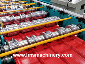 2025 Hot LMS Metallplatte Dachziegel walzen form maschine mit Motor getriebe Motor kern komponenten - Product Image 5