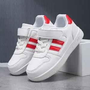 Wholesale Casual Walking Style Cricket Max Running Children Sneakers Breathable Unisex Kids White Sport Boys Light Shoes