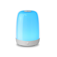 Lampe de nuit à intensité variable, 5 lumières colorées, veilleuse colorée, lumière respirante à piles, lampe de chambre d'enfant sans fil