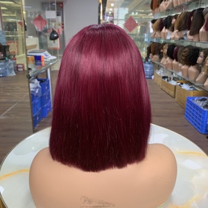 Perruque Bob Droite Populaire SDD, Cheveux Humains Vietnamiens Naturels et Réalistes, Lace Closure 2x6, Courte de 8 Pouces - Product Image 4