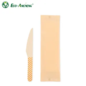 100% Natural Biodegradable Wooden Knife For Hotel Restaurant