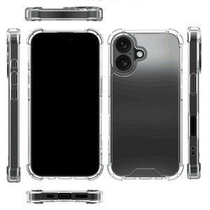 เคสโทรศัพท์มือถือ TPU+PC กันกระแทก 360 องศา ป้องกันเต็มรูปแบบ โปร่งใส นุ่ม สำหรับ 16 15 Plus 14 13 Mini 12 11 Pro Max - Product Image 2